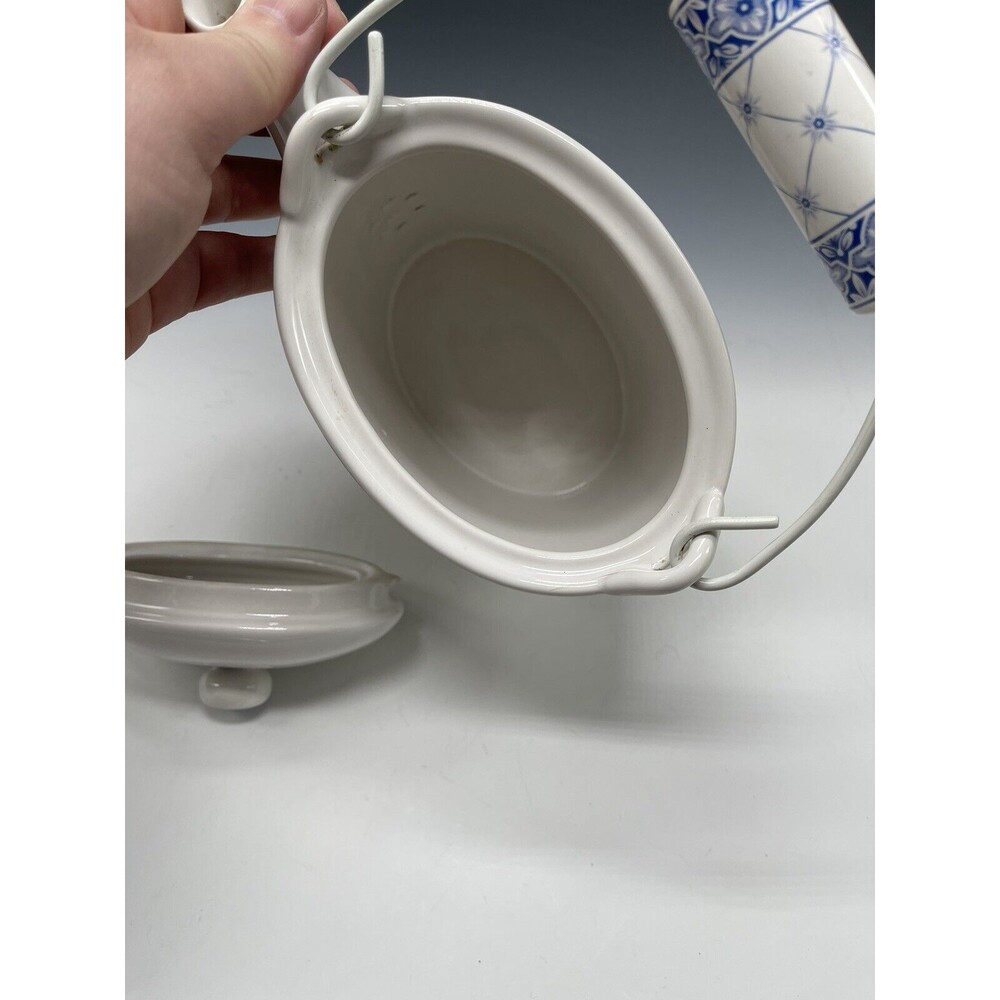 Hallmark Marjolein Bastin Nature's Sketchbook Watering Can Ceramic Teapot Signed - Picture 11 of 16